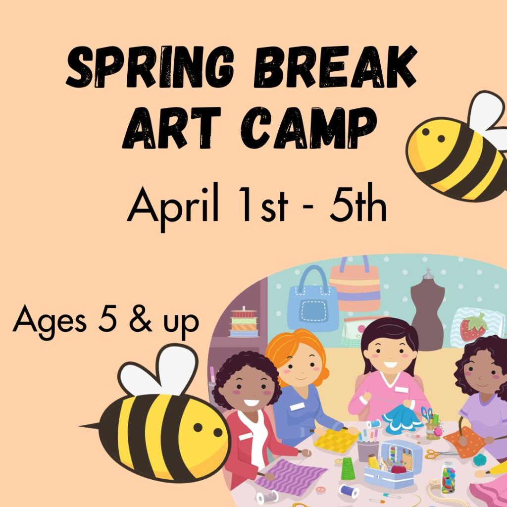 🏵 Spring Break Art Camp 🏵 Pottery, Canvas Painting, & Glass Fusing Aran's Art Studio